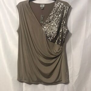 Top sleeveless By Worthington Size 1X